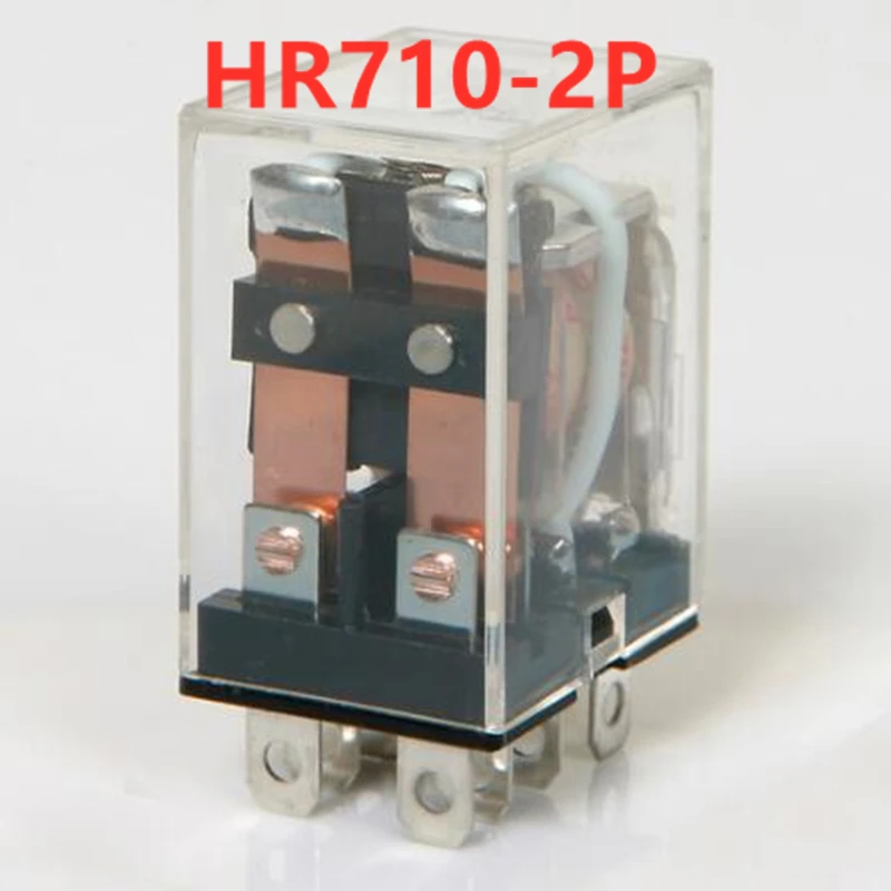 10 adet Küçük Yüksek güç Rölesi HR710-2P 24VDC