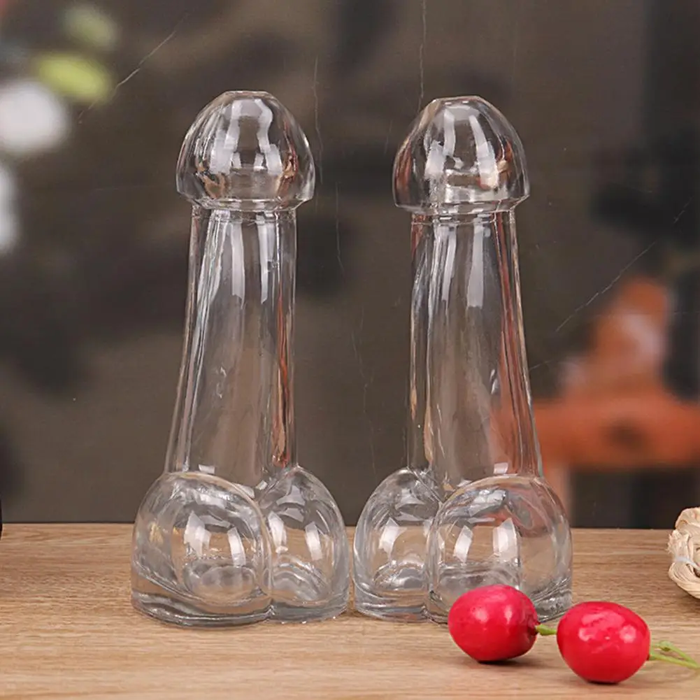 100ML şarap bardağı Çarpıcı Parodi Erkek Penis Şekli Buzlu Süreci viski bardağı içecek fincanı İçme Kapları mutfak gereçleri
