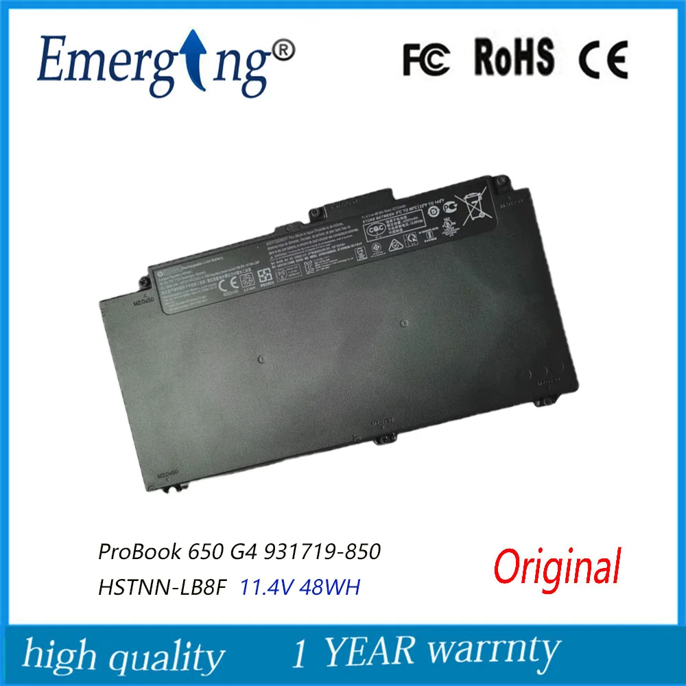 11.4 V 48Wh Yeni Orijinal CD03XL Dizüstü HP için batarya HSTNN-IB813 ProBook640 645 650 G4
