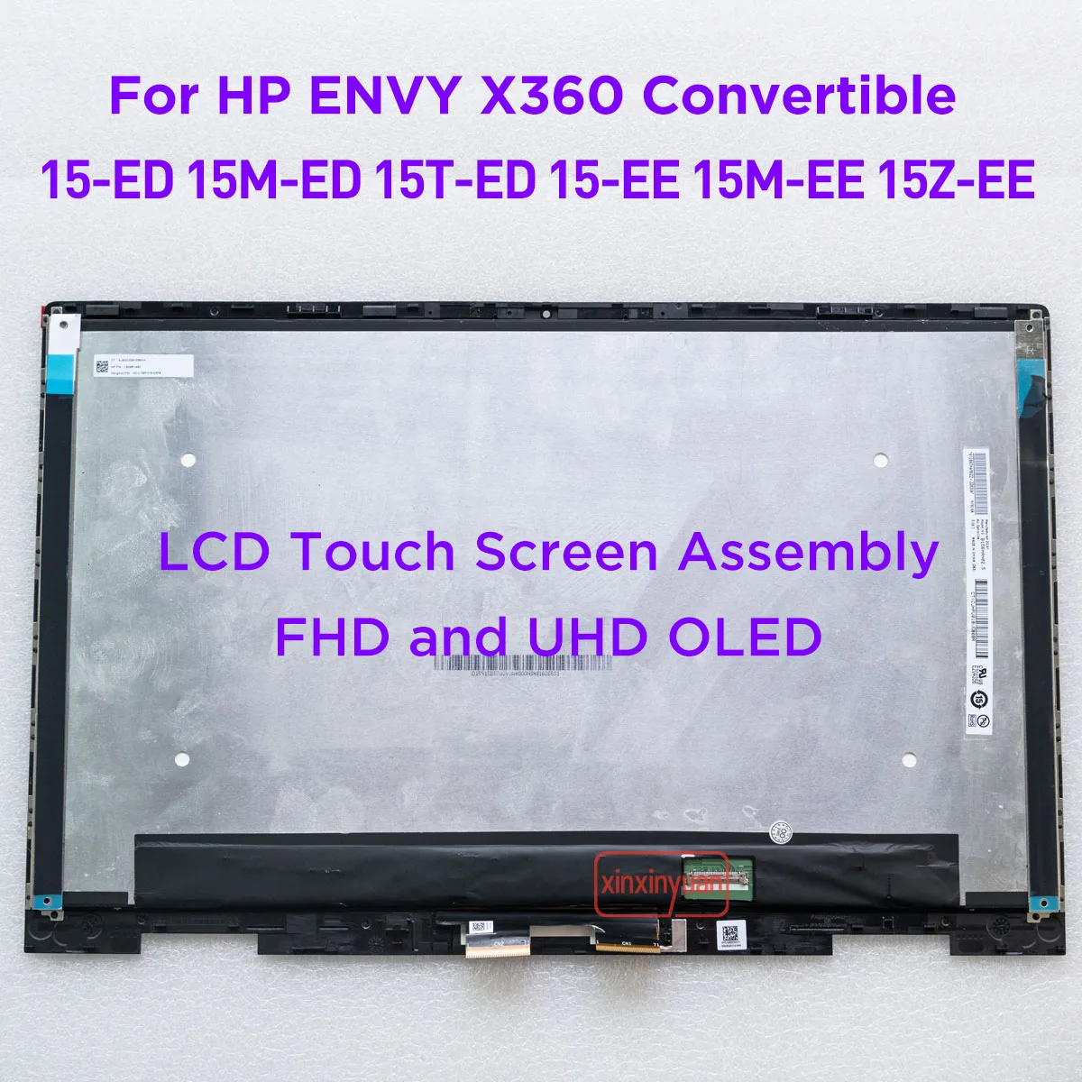 15.6 Laptop LCD dokunmatik ekranlı sayısallaştırıcı grup HP 15-ed 15-ee 15-ed0002TX 15T-ED000 15Z-EE100 15-ee0002AU 15M-EE1018NR