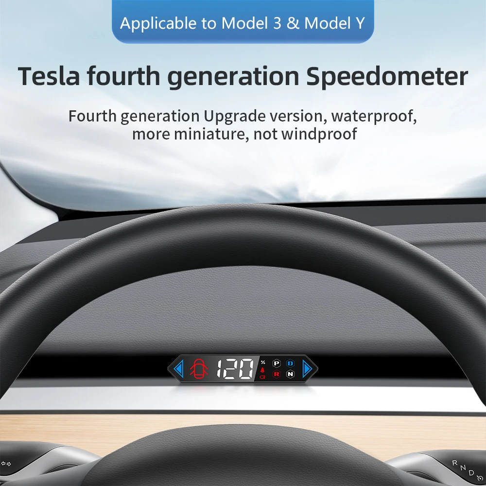 2022 HUD Head-up Ekran Tesla Modeli 3 Model Y Adanmış Head-up Ekran Hız Göstergesi TESLA Araba Model3 ModelY Aksesuarları