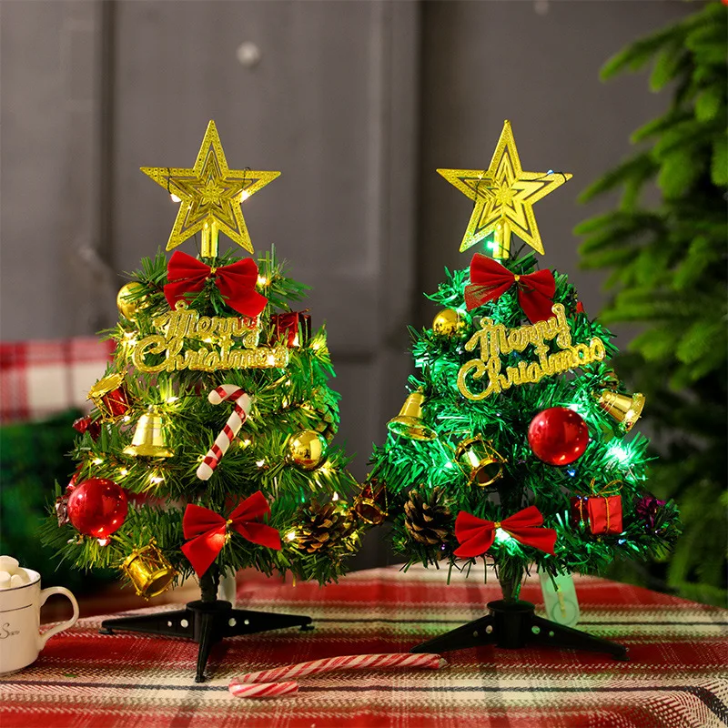 30cm Küçük Noel Ağacı Peri ışık zinciri Noel Ağacı Süsler Yeni Yıl Noel Ev Odası Süslemeleri 2022