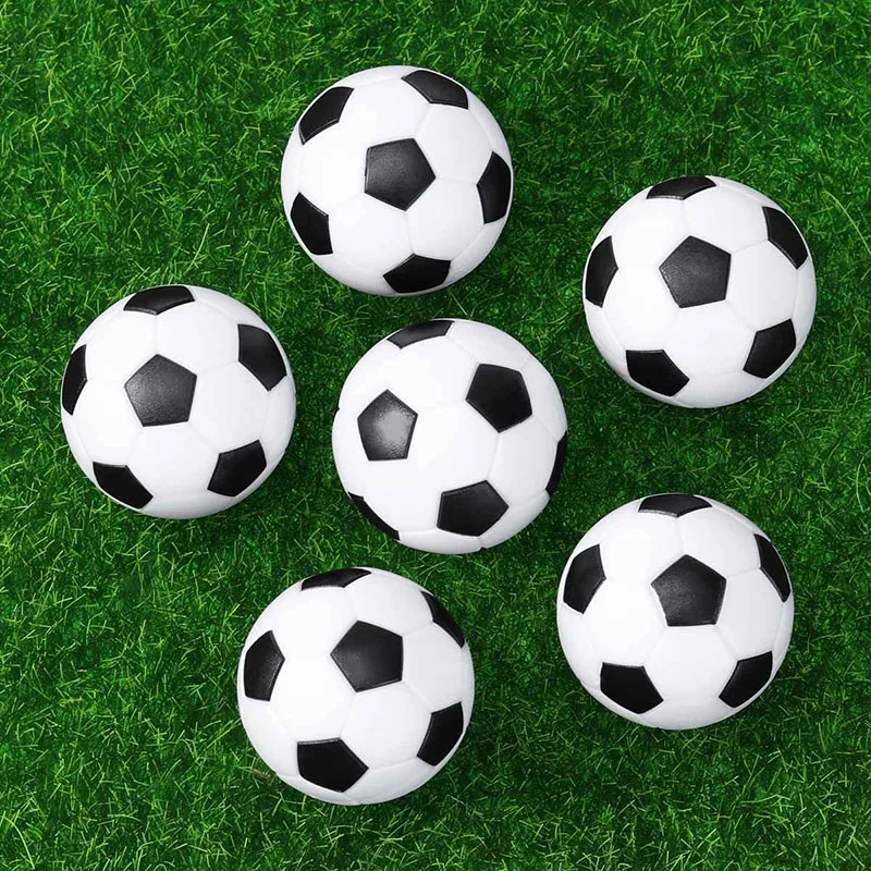 6 adet Masa Topları 32mm 36mm Mini Langırt Kicker Yedek Futbol Kapalı Oyunlar Fussball Esnek Eğitimli Rahat Çocuklar Çocuk Çocuk