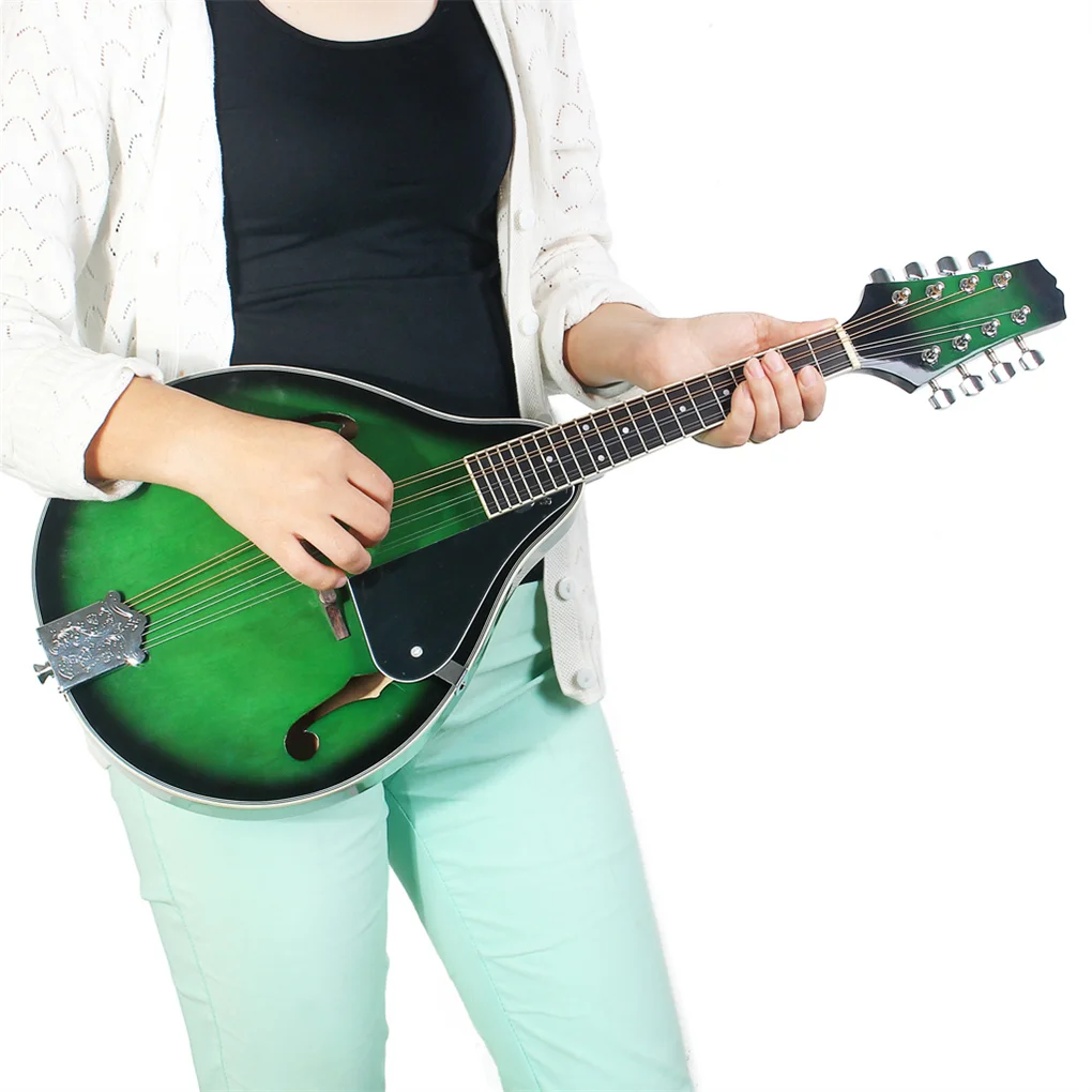 8-String Mandolin Güzel Öğretim Eğlence Profesyonel Enstrüman Akustik Gitar Öğrenci Oynarken