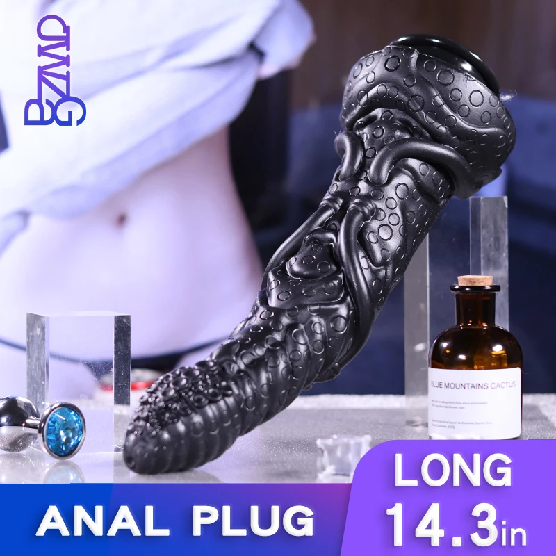 Alien Anal Plug Seks Shop Oyuncakları Erkekler Kadınlar Popo Cinsel Yetişkinler 18 Yetişkin Malzemeleri Ürünleri Seksi Analplug kadın Kullanımı Ürünleri Büyük 18 + Eşcinsel