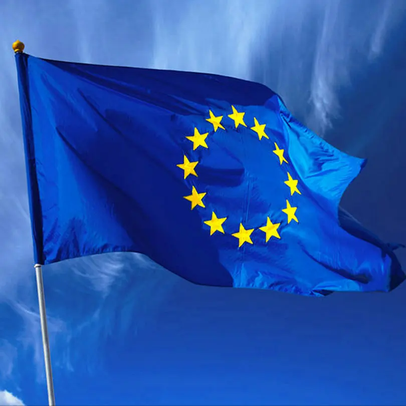 Avrupa Birliği bayrağı Ev dekorasyon Kapalı Euro bayrakları Yüksek Kaliteli Açık AB kurumları polyester Festivali pennats
