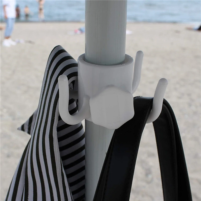 Açık plaj sandalyesi Şemsiye Kanca Tırnak Dört Ayaklı Kanca Bahçe Kamp şemsiye tutucu Plastik Dört Çatal Askı Aksesuarları