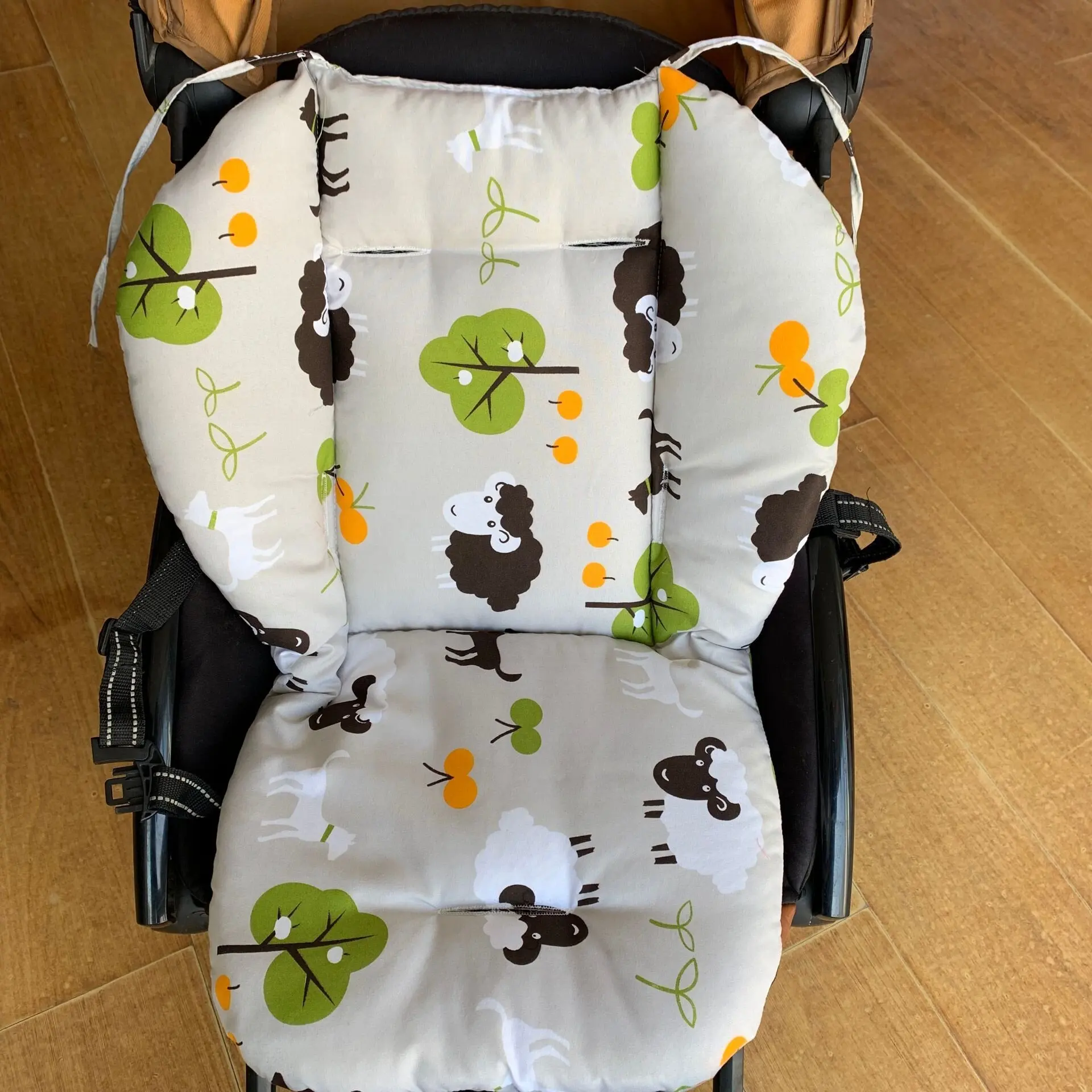 Bebek Çocuk Sandalyesi yastık pedi Güçlendirici Koltuk Mat yastık pedi Mat mama sandalyesi Cushi Ped Arabası Yastık Mat Pamuklu Kumaş