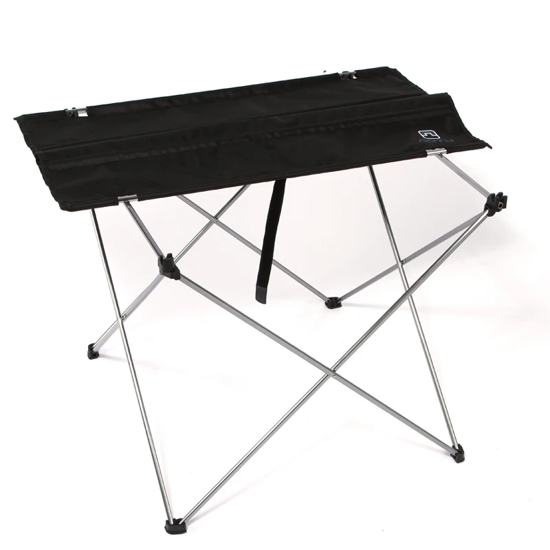 Büyük boy Ultralight Taşınabilir Katlanır Masa Kompakt Roll Up Masaları için Taşıma Çantası ile Açık Kamp Yürüyüş Piknik