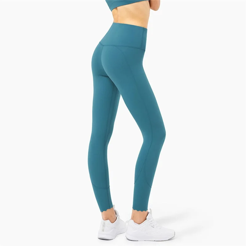Düz Renk Sıkıştırma Spor Kadınlar Dar Yüksek Bel Yoga Pantolon Egzersiz Yumuşak Koşu Training100%bodur Geçirmez Spor salonu Fintess Tozluk 