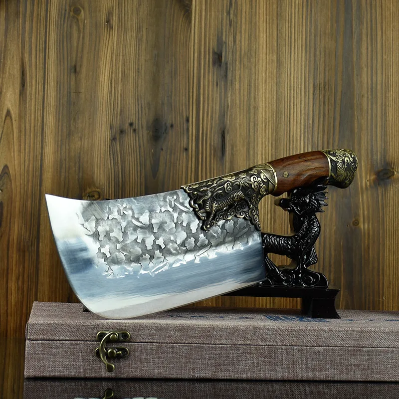 El dövme Kemik Doğrama bıçağı şef bıçağı Ev mutfak bıçağı Sebze Kesme ve Et Kesme Çift kullanımlı Keskin Bıçak