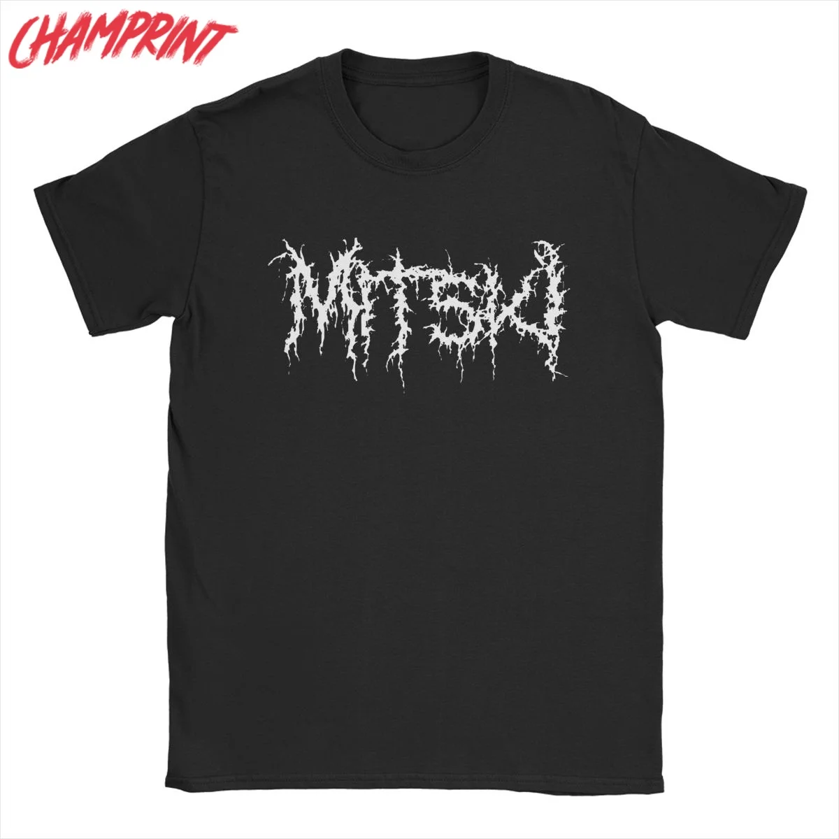 Erkek T-Shirt Ağır Metal Mitski İnanılmaz %100 % Pamuk Tees Kısa Kollu T Shirt Crewneck Giyim 4XL 5XL 6XL