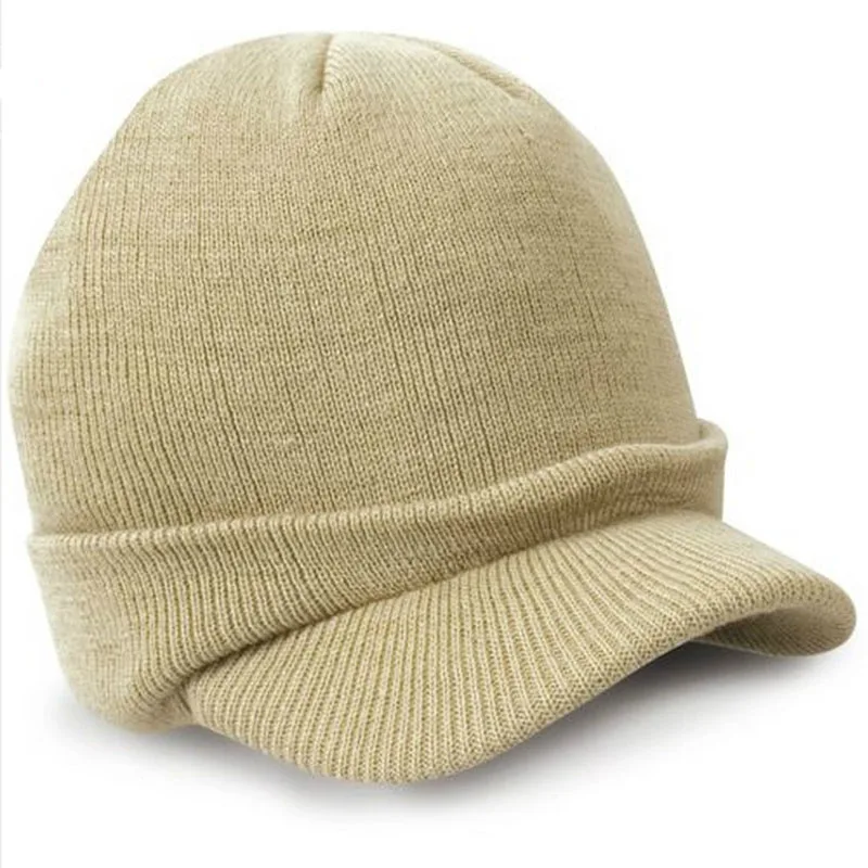 Erkekler Kadınlar örgü Baggy bere Büyük boy Kış Şapka Kayak Hımbıl şık Kap sıcak şapka