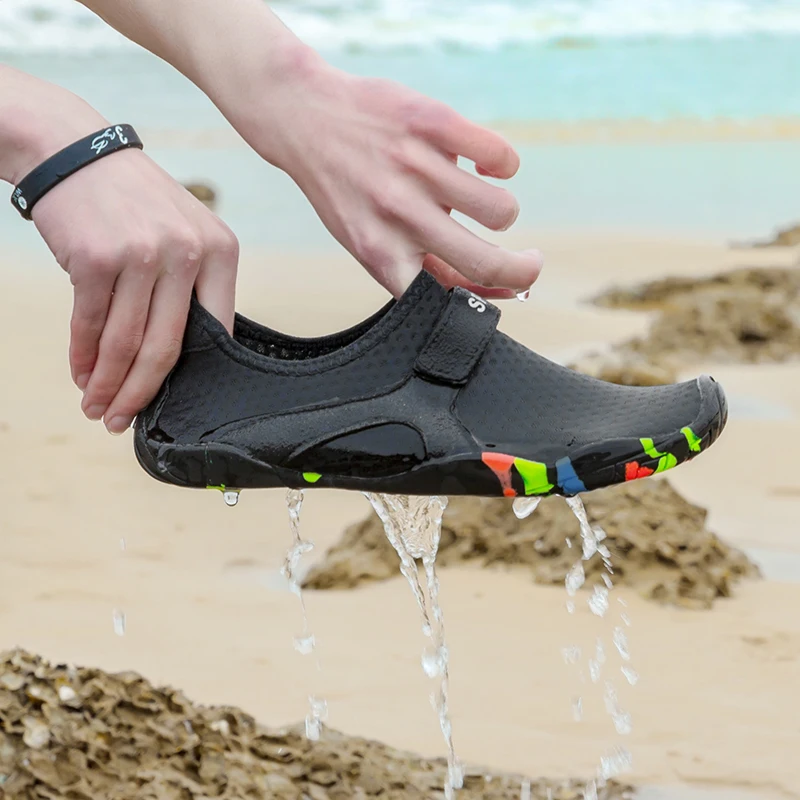 Erkekler Ve Kadınlar Hız Girişim su ayakkabısı su ayakkabısı Nefes kaymaz Açık Spor Aşınmaya dayanıklı Plaj spor ayakkabı