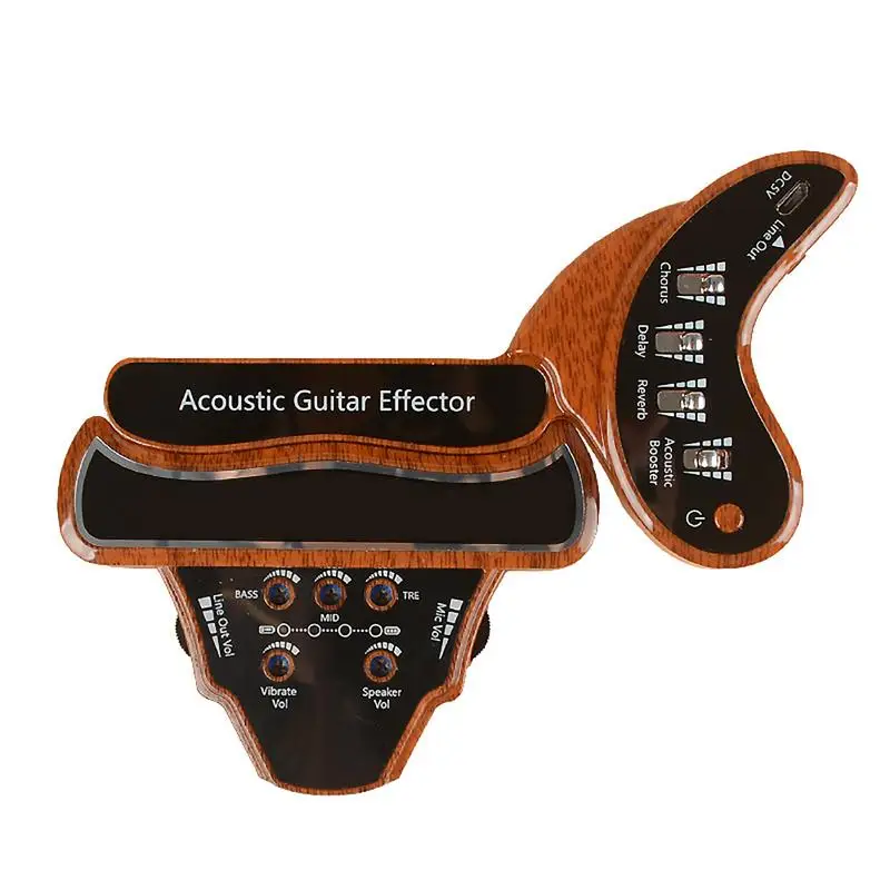 Gitar Pickup Klasik Akustik Gitar Aksesuarları Gitar Pickup Halk Akustik Elektrik Koro Gecikmesi Efektör