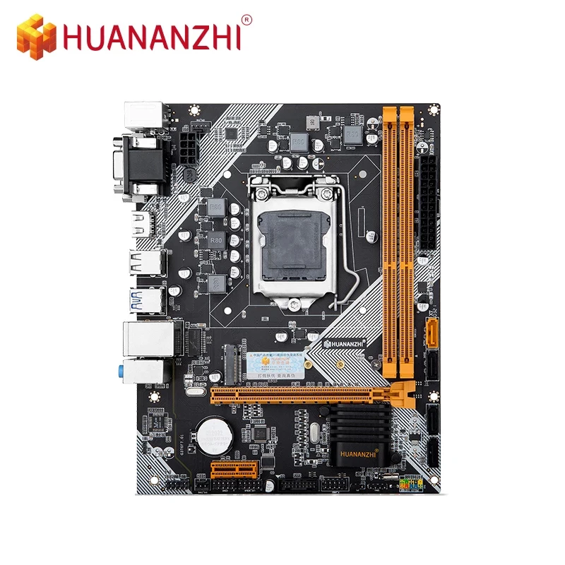 HUANANZHI B75 Anakart desteği Intel LGA ı3 ı5 ı7 E3 1155 DDR3 1333 / 1600MHz 16GB SATA3.0 USB3. 0 M. 2 VGA HDMI Uyumlu M-ATX