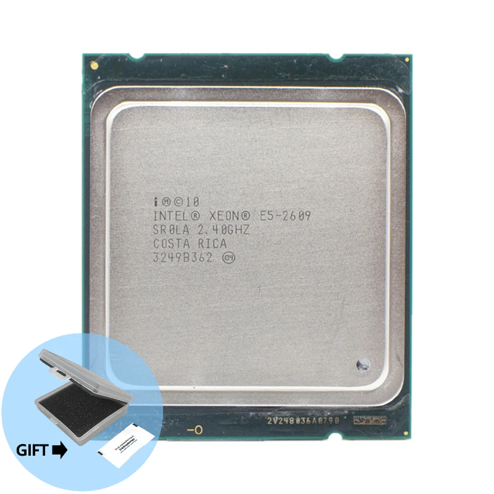 Intel Xeon CPU E5-2609 SR0LA 2.40 GHz 4 Çekirdekli 10M LGA2011 E5 2609 işlemci ücretsiz kargo hızlı gemi Ücretsiz Kargo