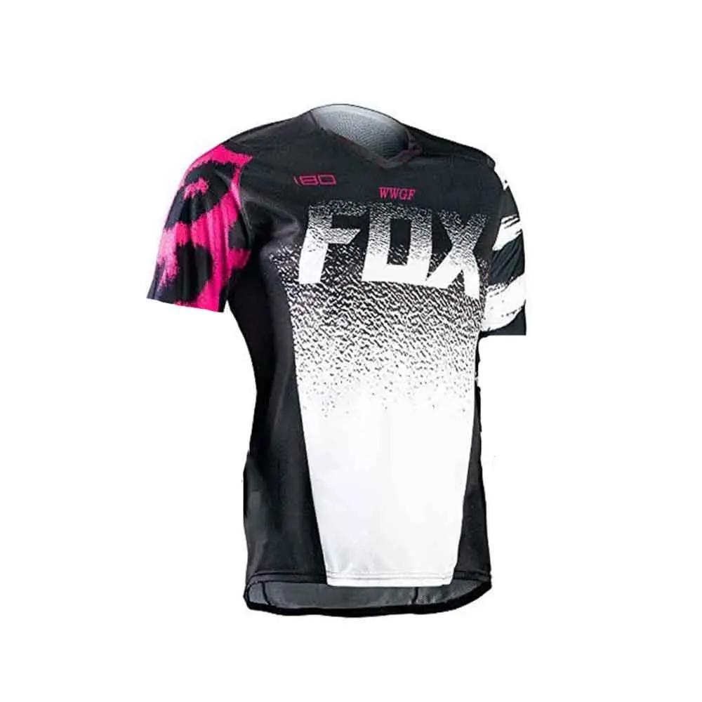 Kadın bisiklet giyim mtb gömlek kısa kollu kros pro bisiklet formaları takımları motokros giysileri yokuş aşağı t-shirt