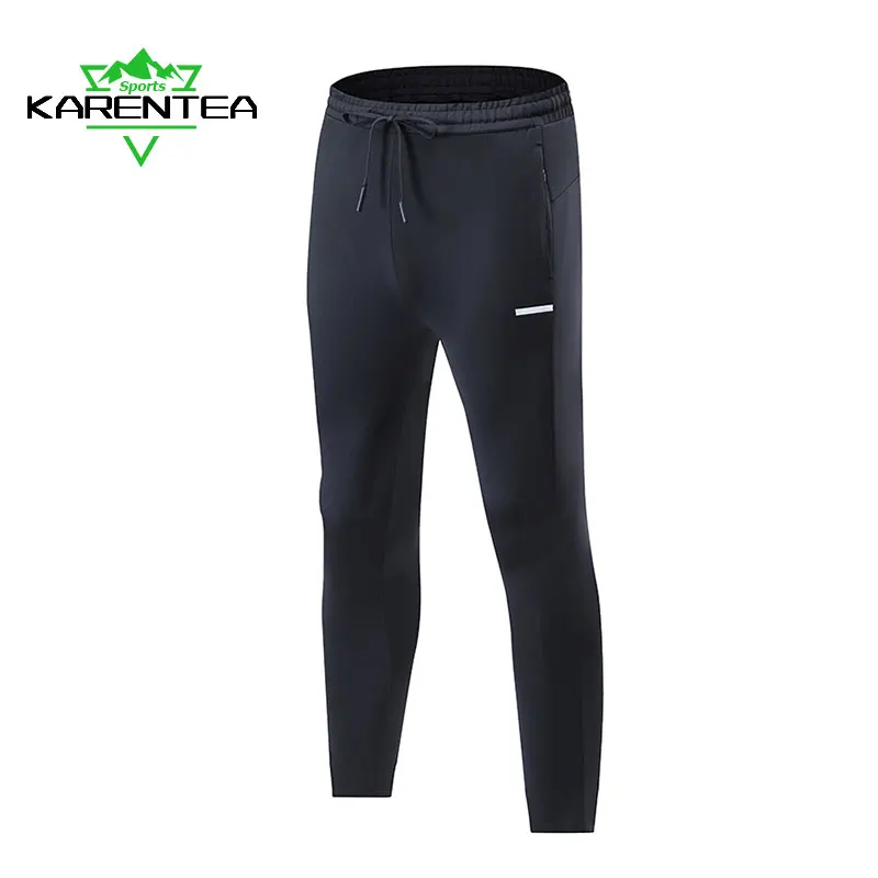 Karentea Sweatpants Vücut Geliştirme Spor Giyim Erkekler Spor Pantolon Koşu Joggers Tayt Spor Adam Yansıtıcı Pantolon