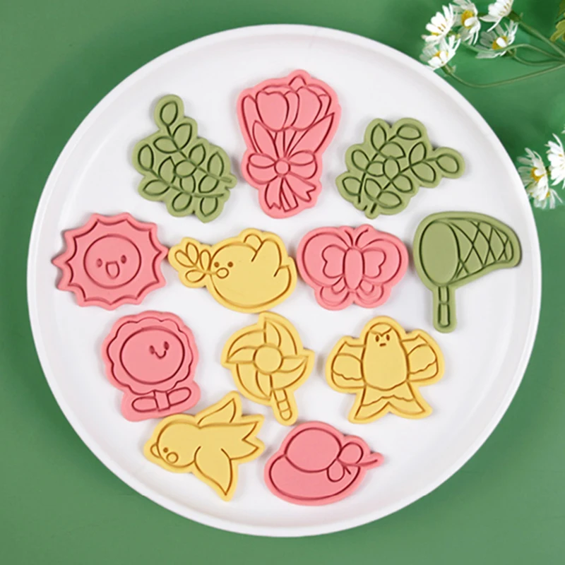 Karikatür Yapraklar Çiçek Uçurtma kurabiye kesici Sevimli Kuş kurabiye kalıbı Doğum Günü / düğün / bebek Duş Parti Fondan Kek dekorasyon kalıbı