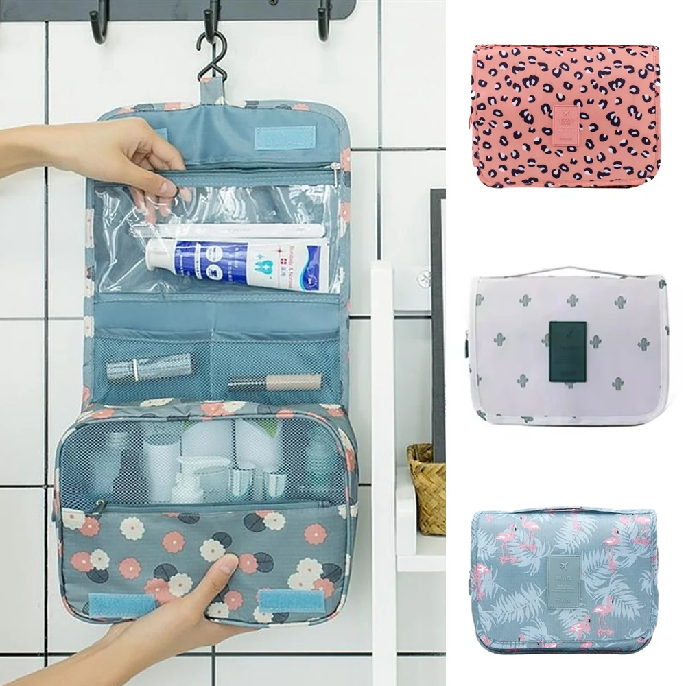 Kız Banyo Kanca Su Geçirmez makyaj çantası Erkekler Seyahat Yıkama Günlük İhtiyaçlar Organizatör Kadın Makyaj çantası Depolama Kozmetik Çantaları