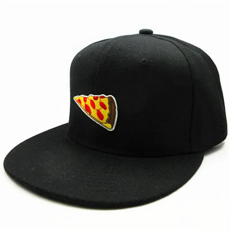 LDSLYJR kişilik Pizza nakış pamuklu beyzbol şapkası hip-hop şapka Ayarlanabilir Snapback Şapka erkekler ve kadınlar için 118