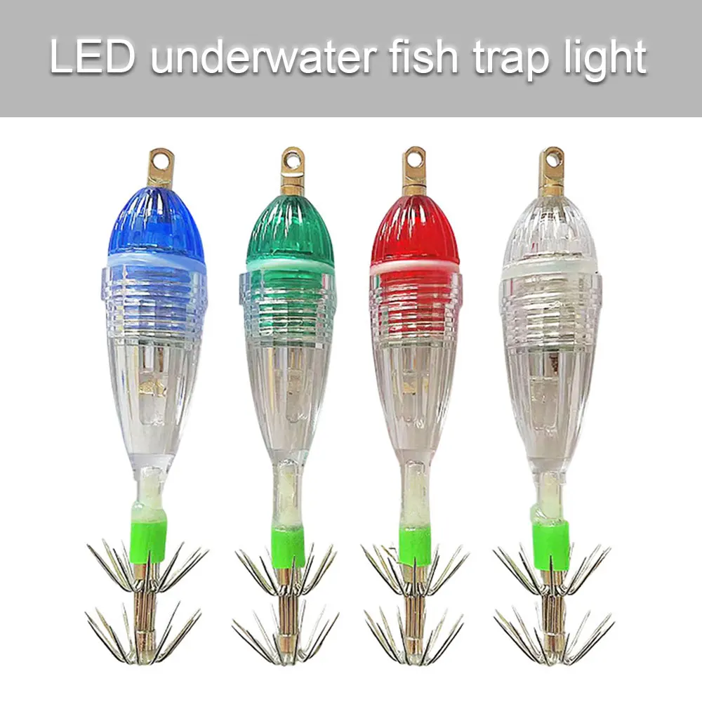 LED Derin Damla balıkçı ışığı Enerji Tasarrufu Sualtı Kalamar Cazibesi Lambası Çekici Balık Flaş ışığı Yem Deniz Tekne Balıkçılık