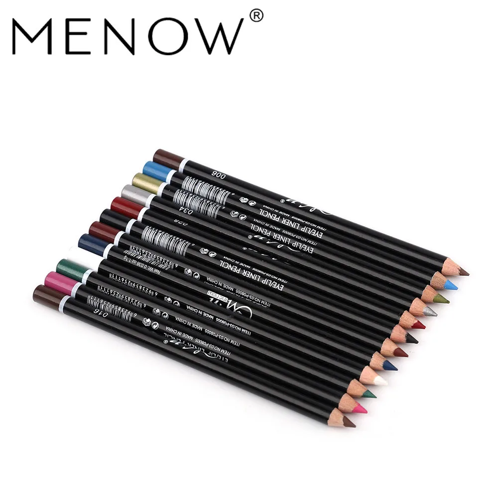 MENOW 12 Renk 03-P08005 Göz Farı Kalem Dudak ve Kaş Kalemi DİLEK JOOM Popüler Tarzı Makyaj Kozmetik Hediye Kadınlar için Sıcak Satış