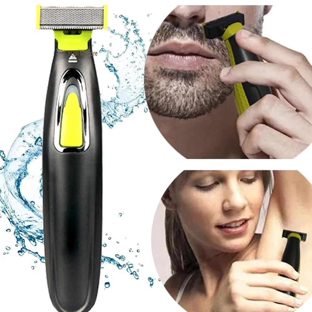 MLG Yıkanabilir Şarj Edilebilir Elektrikli Tıraş Makinesi Sakal Jilet Vücut Düzeltici Sakal Erkekler Tıraş Makinesi Saç Yüz Bakımı Temizleme
