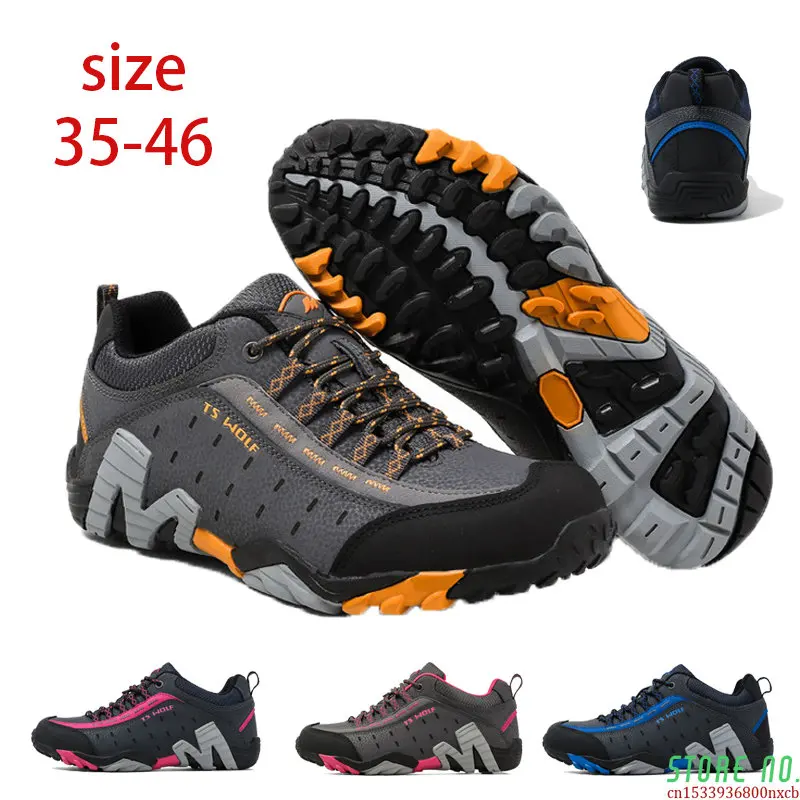 Moda Su Geçirmez trekking ayakkabıları Açık Nefes yürüyüş ayakkabıları Hafif Erkekler kaymaz Aşınmaya dayanıklı Taktik spor ayakkabı