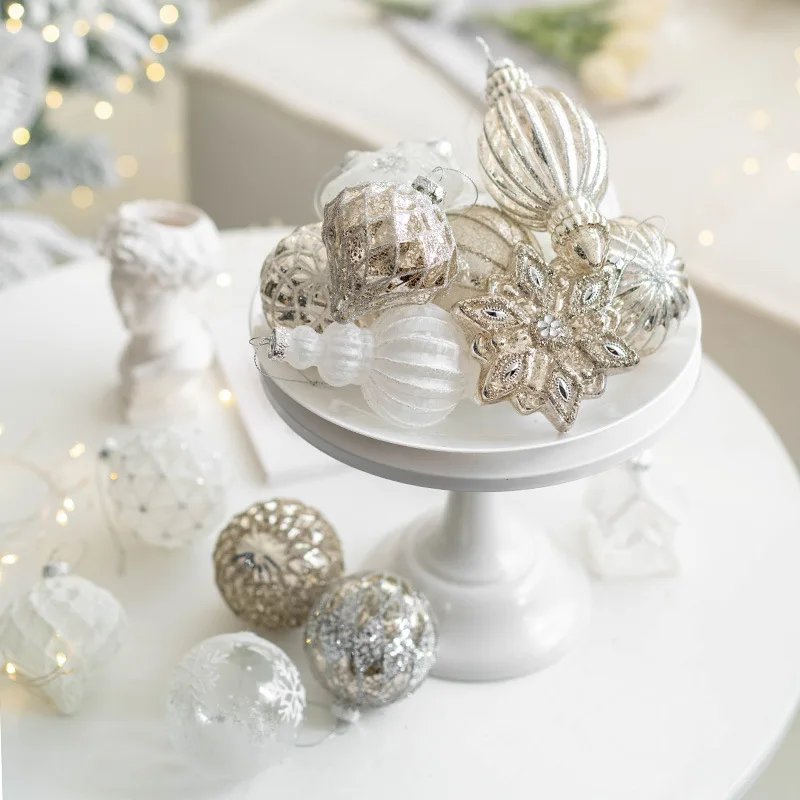 Noel cam küre Süsler Ağacı Kolye Süs Xmax asılı dekorlar Merry Christmas Dekorasyon Ev Yeni Yıl 2023