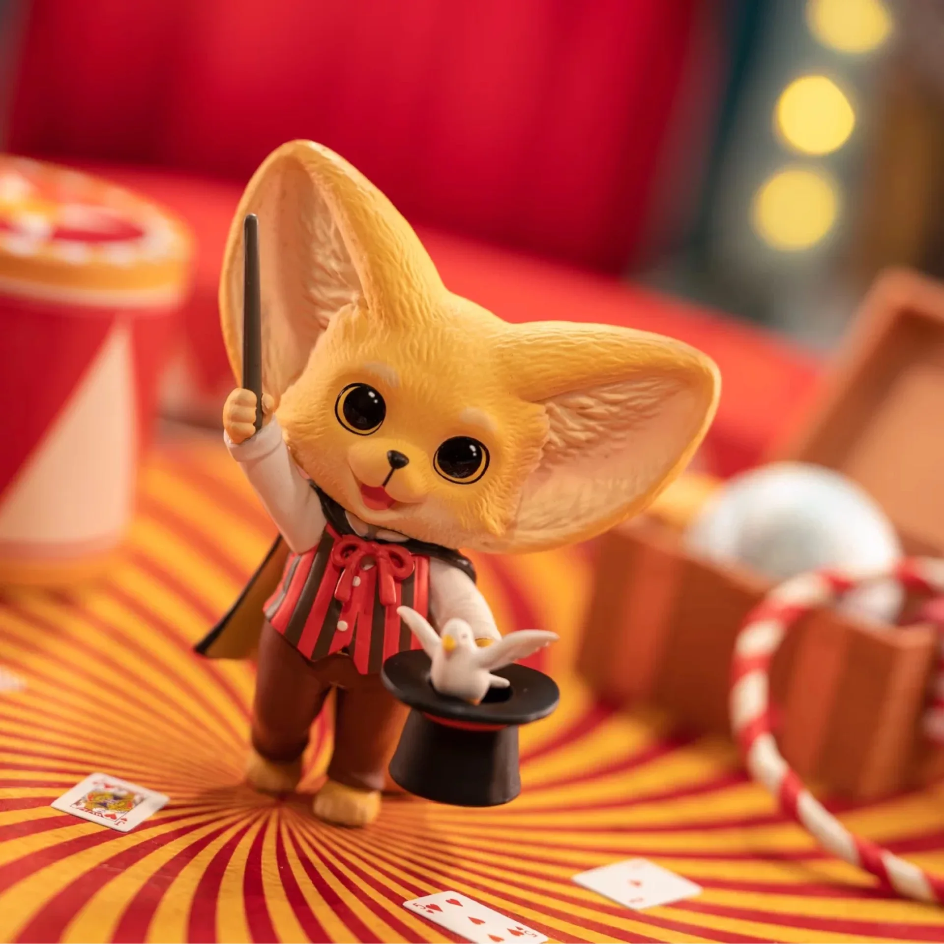 Orijinal Pop Mart Kenneth Küçük Tilki Sirk Kör Kutu Oyuncak Heykelcik Belirlenebilir Sevimli Anime Karakter Hediye Kutusu Sürpriz