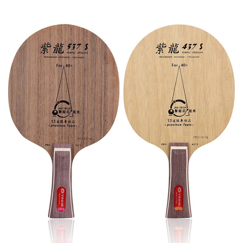Orijinal yınhe 437 S ve 537 S 40+ masa tenisi blade saf ahşap il kullanılan ping pong oyunu iyi kontrol ve kapalı