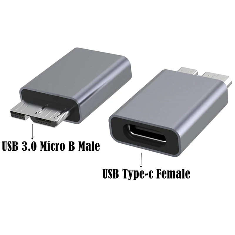 OTG Mikro B USB 3.0 Adaptör Veri Transferi Adaptador Tip C Dişi Mikro B Erkek HDD SSD Sata Dönüştürücü sabit disk