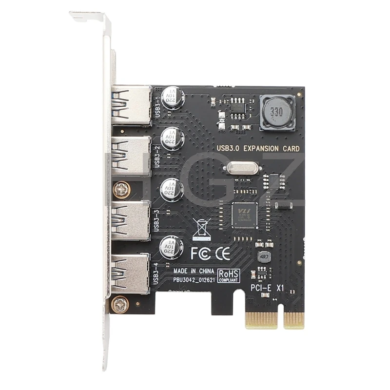 PCI-E 1X ila 4 USB 3.0 Yükseltici Genişletme Kartı BTC Madencilik Madenci PC Çarpan