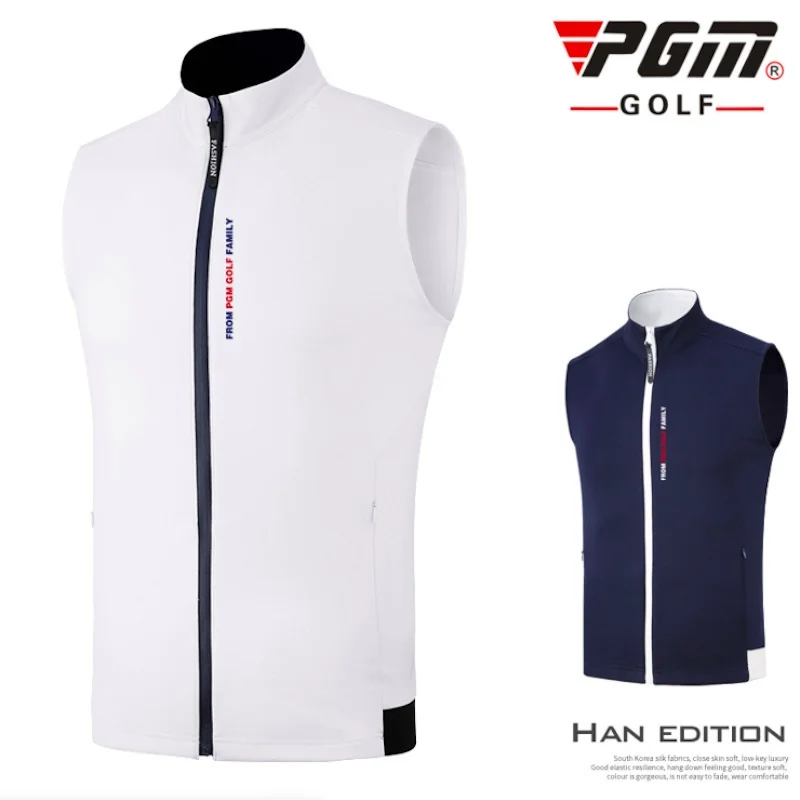 PGM Golf Giyim erkek Yelek Sonbahar Kış Sıcak Nefes Yelekler Rüzgar Geçirmez Ceket YF164 Toptan