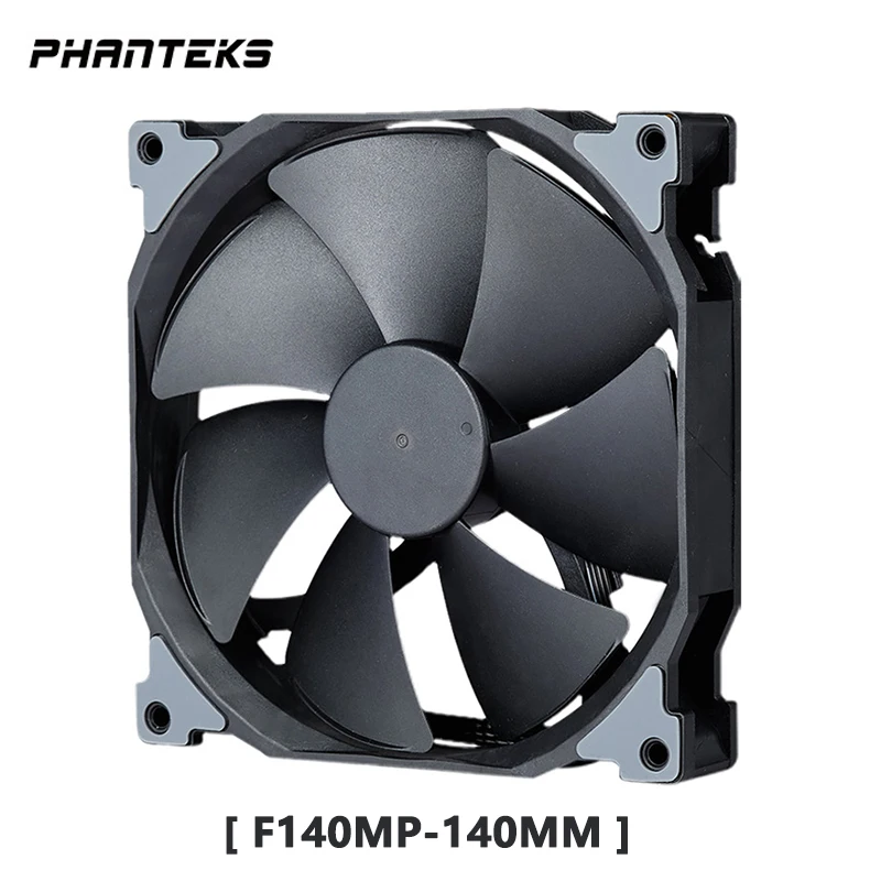 Phanteks PH-F120MP PH-F140MP Soğuk Egzoz Kasa Fanı V2 Yükseltme FDB Mili Yüksek Rüzgar Basıncı 4Pin PWM cpu soğutma Sessiz Fan