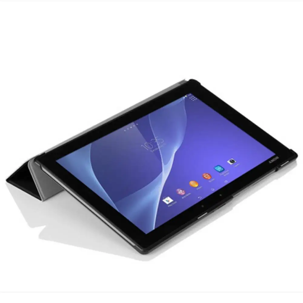 PU Deri Kılıf Sony Xperia Tablet Z2 Kapak Standı Manyetik Akıllı Kapak Sony Xperia Z2 Tablet Funda