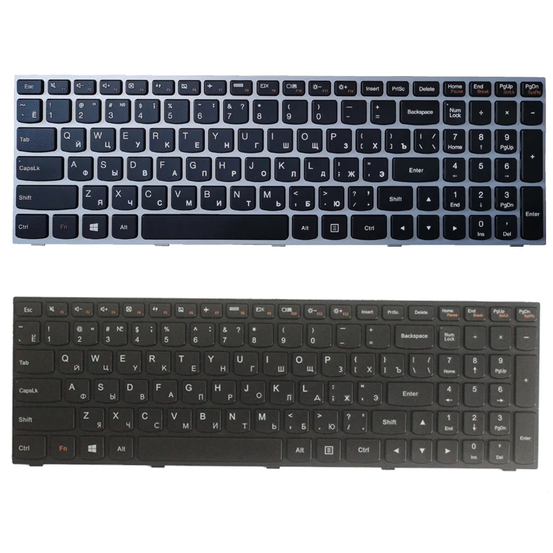 RU / Rus laptop klavye İçin B70-80 E50-70 E50-80 B71-80 E51-80 NSK-BQ0SN 1D T6G1-USI 25214755 PK1314K3A00 Flex 2-15 Flex2-15D