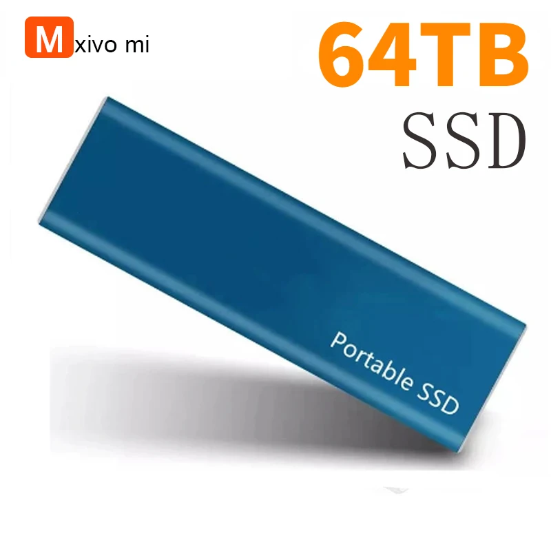 Sabit Disk SSD Orijinal Mobil Yüksek Hızlı TİP-C HDD Bilgisayar Katı Hal Sürücü Taşınabilir M. 2 harici sabit disk Depolama Aygıtı