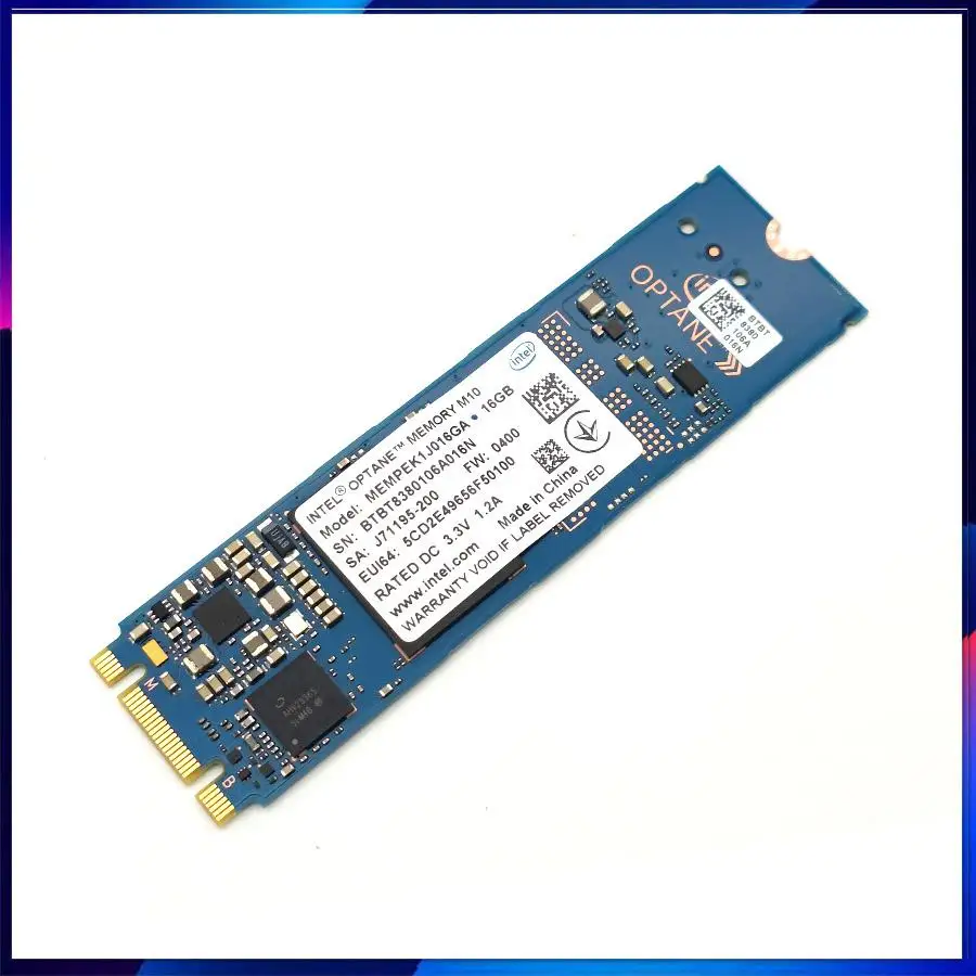 SSD M. 2 2280 16GB MEMPEK1J016GAL PCIe 3.0 3D Xpoint NVMe Intel Optane Bellek M10