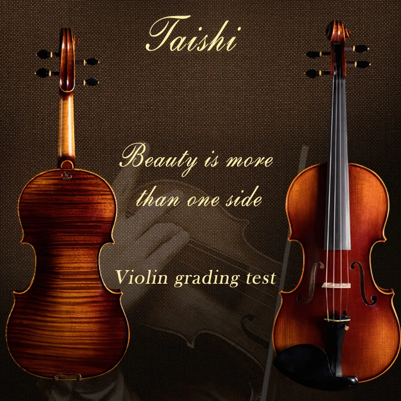 Taishi Profesyonel 4/4 Keman Bir Strad modeli 4/4 Keman violino16-y eski Zengin temizle!Ücretsiz kılıf, yay, rosin ve nakliye