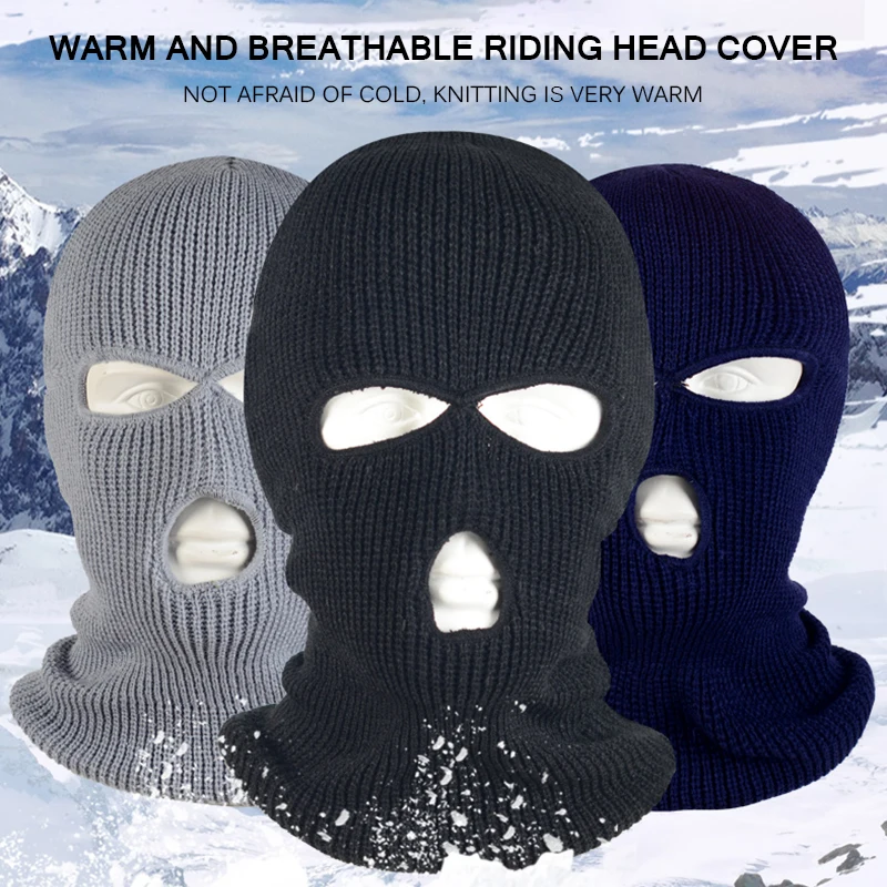 Tam yüz kapatma Şapka Yün Şapka Ordu Taktik CS Kış Kayak Bisiklet Şapka Güneş Koruma Eşarp Açık Spor Sıcak Yüz Maskeleri