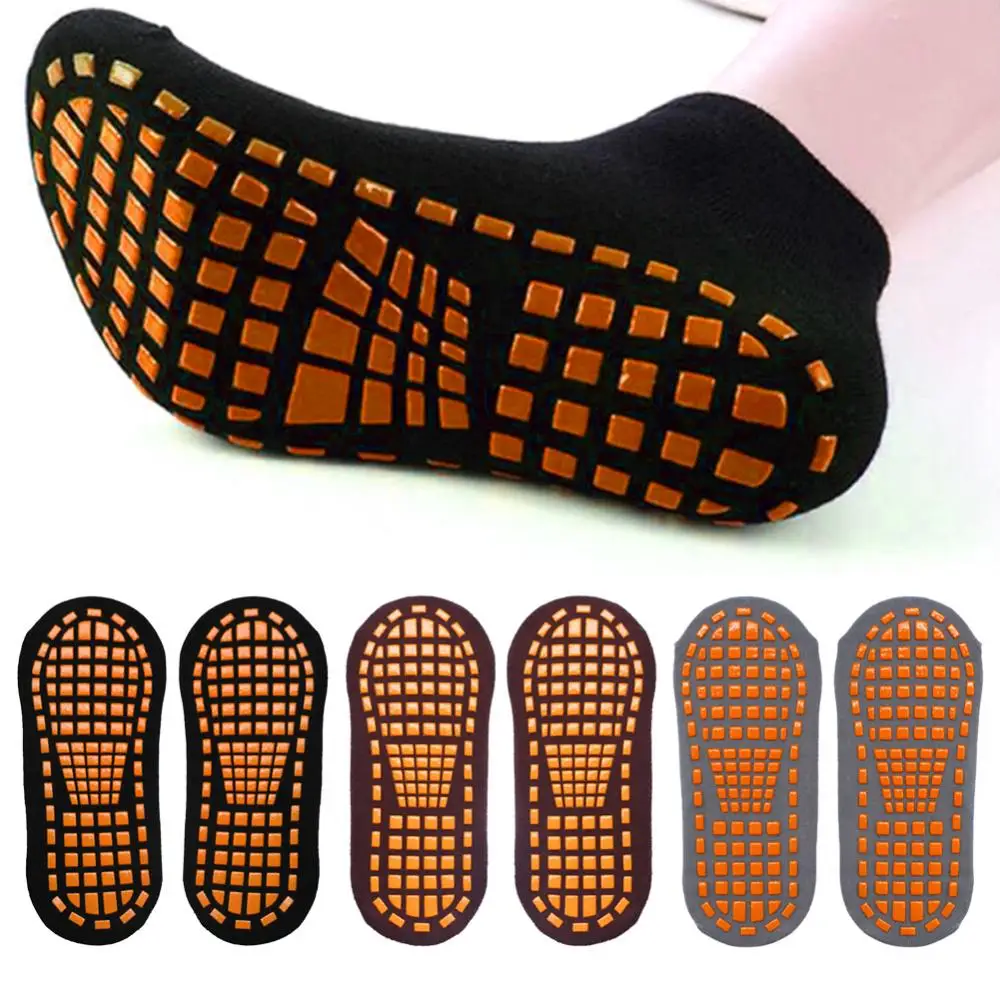 Unisex spor çoraplar Erkekler Kadınlar Yetişkin Anti Patinaj Yoga Çorap Trambolin Oyun Alanı Nefes Pamuk spor zemin Çorap pilates çorabı