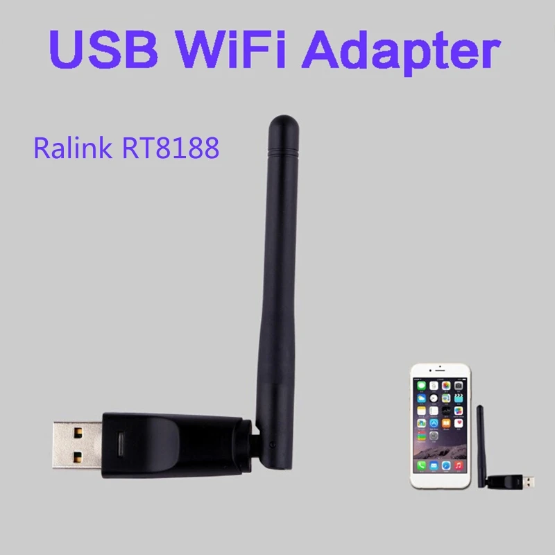 USB wifi güvenlik cihazı Ağ Adaptörü RT5370-2DB Kablosuz 2.4 G Lan alıcısı Verici Ralink5370 Çip 150Mbps Ethernet Kartı K1KF