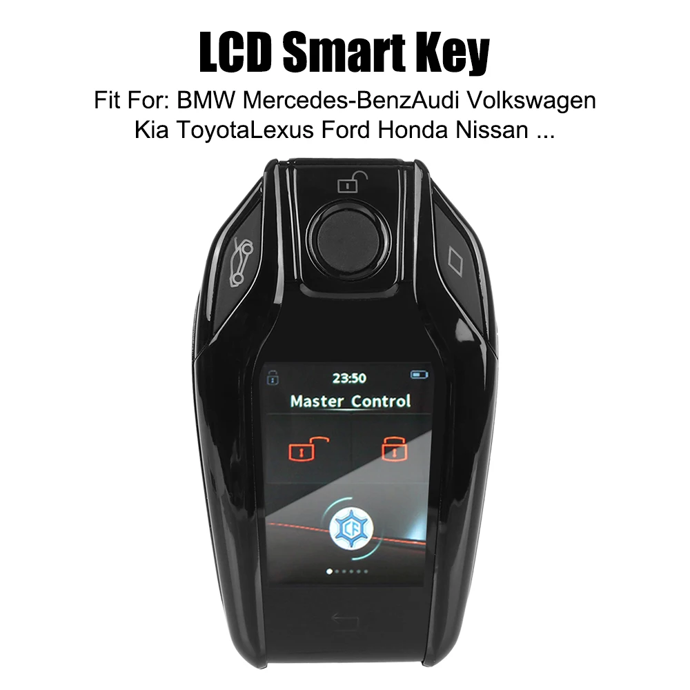 Uzaktan Kumanda LCD Ekran CF500 Araba Anahtarı Modifiye Butik BMW VW Toyota Lexus KİA Ford Audi Porsche Akıllı