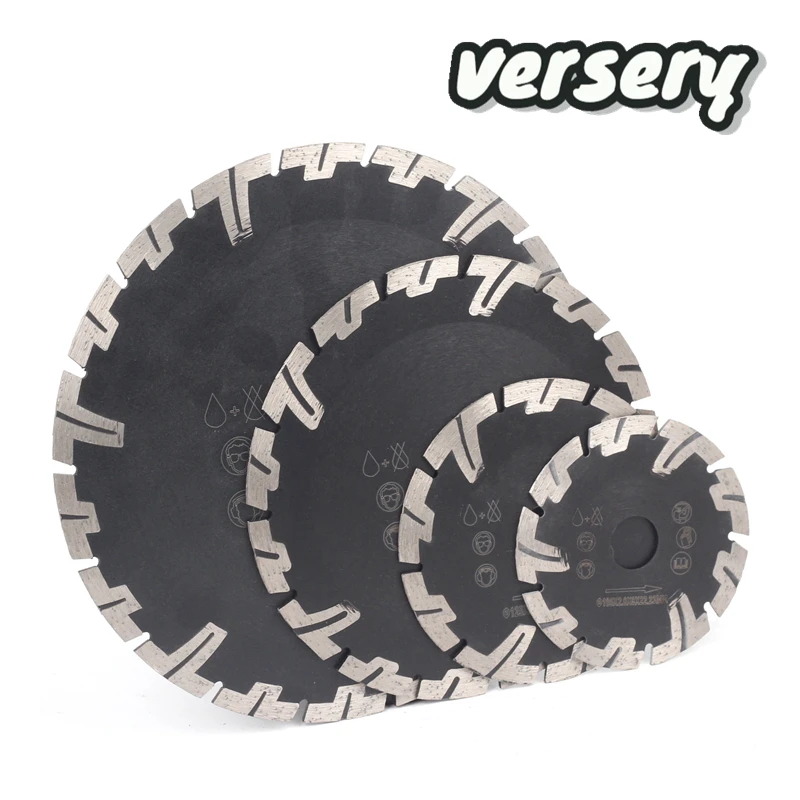 Versery 105/125/180 / 230mm Sıcak Preslenmiş Turbo elmas kesim Disk Dairesel Testere Bıçağı Beton Porselen Mermer Seramik Granit