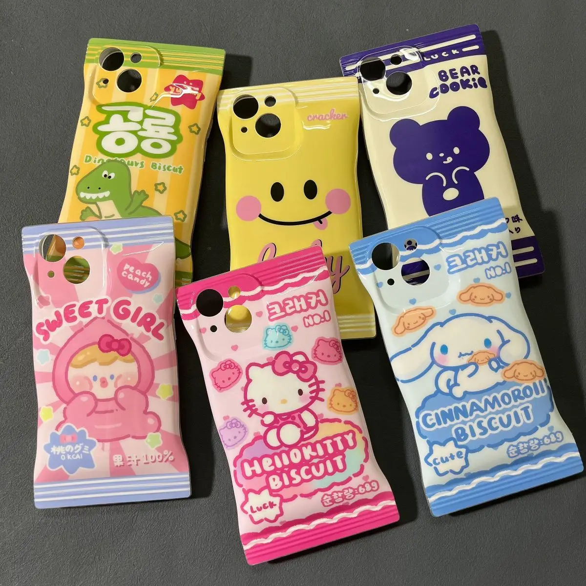 Yaratıcı şeker süt çantası Sanrio hello kitty cinnamoroll Telefon Kılıfı İçin İphone 11 12 13 14 Pro Max X Xs Xr Şeffaf Kapak