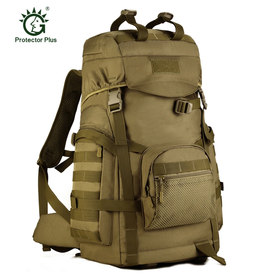 Yeni 14iches Dizüstü Askeri Taktik Sırt Çantası Kamp Çantaları Dağcılık Çantası erkek Yürüyüş Sırt Çantası seyahat sırt çantası 55L