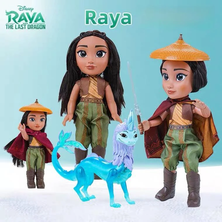 Yeni Disney Sisu Ejderha peluş oyuncak Raya Son Ejderha Bebek Hayvan Lightable Kız Kolye Çocuk Arkadaş Doğum Günü noel hediyesi